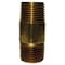 Homeplus+ ATC 1/8 in. MPT X 1/8 in. D MPT Yellow Brass Nipple 3-1/2 in. L 6JC126300201015 - alternate 1